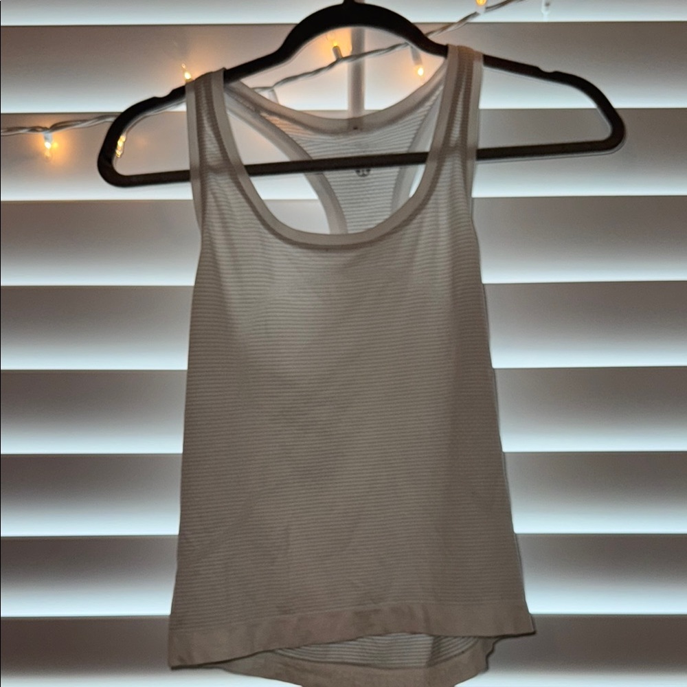 Women's White Lululemon Swiftly Tank